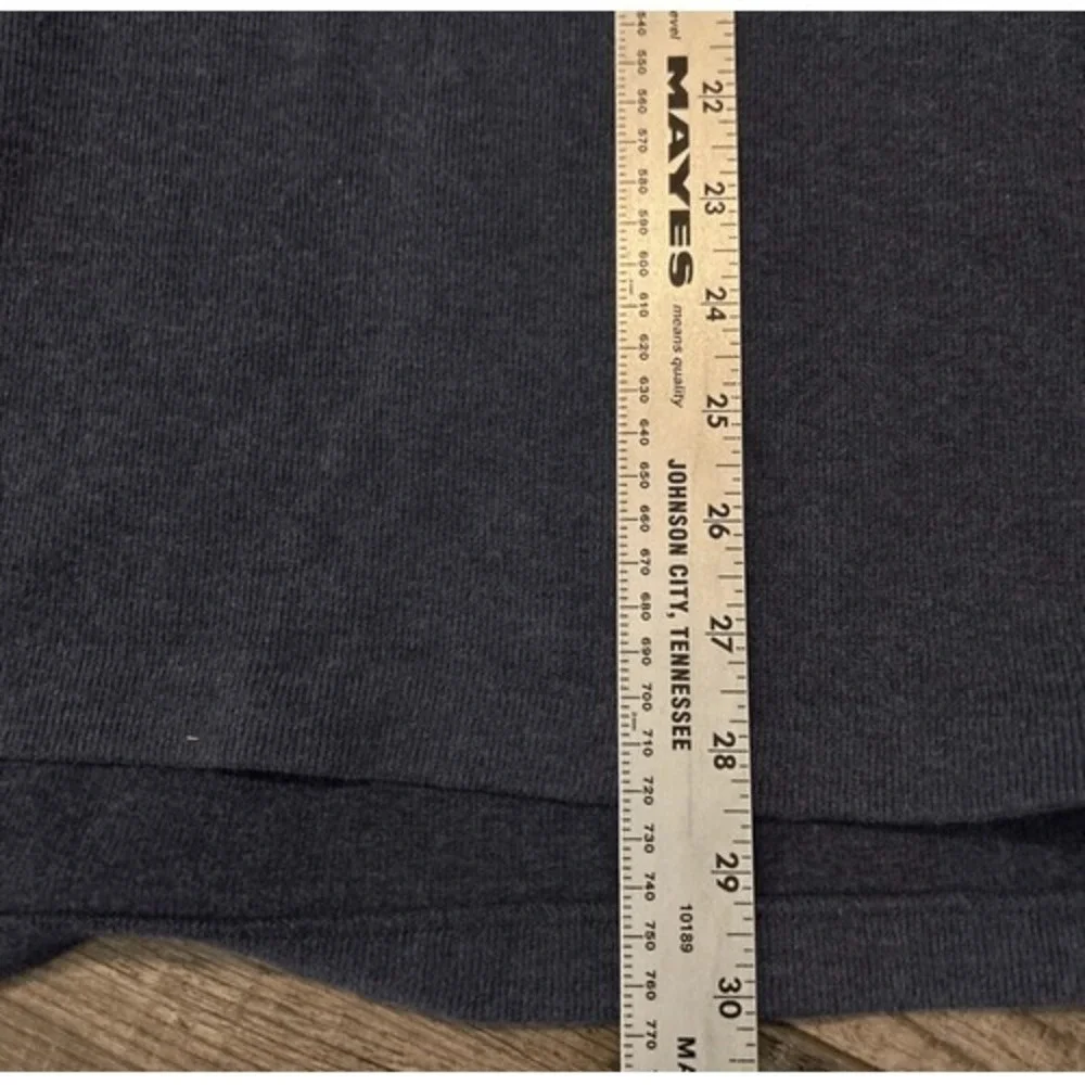 Polo Ralph Lauren Mens XXL Pullover 1/4 Zip 100% Cotton Knit Sweater Gray - Picture 6 of 7